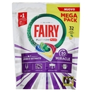Fairy Pastiglie Lavastoviglie Platinum Plus All in One Miracle, Detersivo Piatti Limone 32 Caps 527g